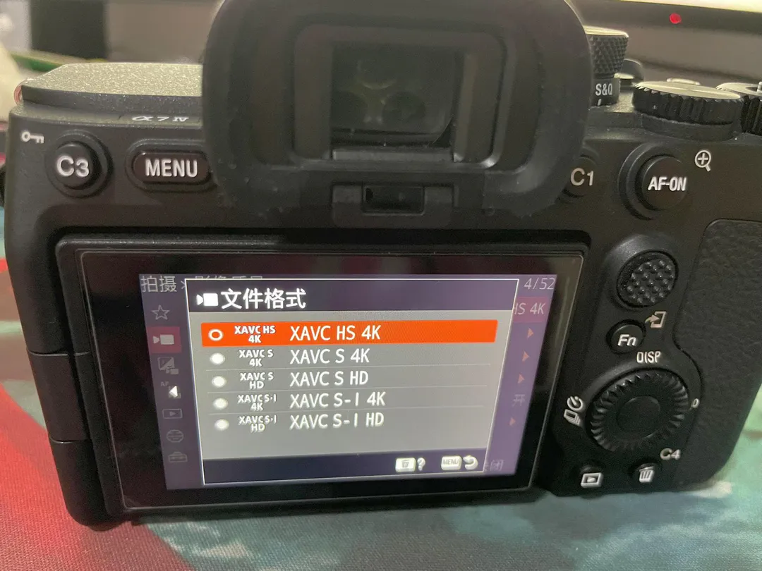 索尼相机拍摄 XAVC-HS-4K 视频